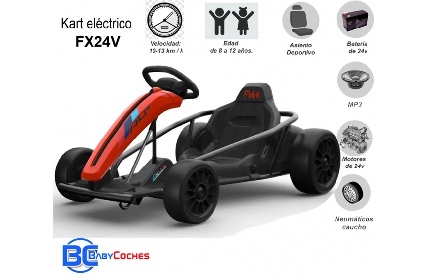 Kart eléctrico FX24V de 24 voltios