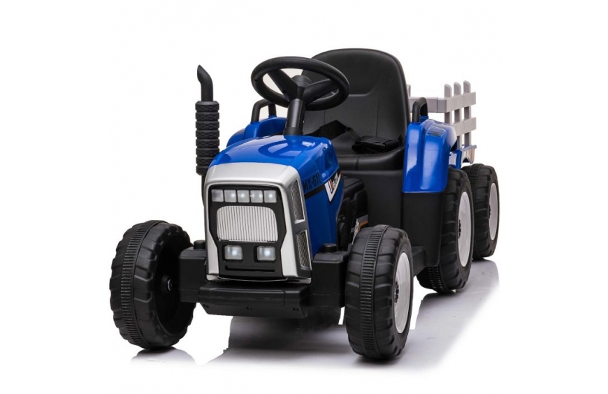 Tractor Eléctrico Mahindra Maxi para Niños 12v 2 potentes motores